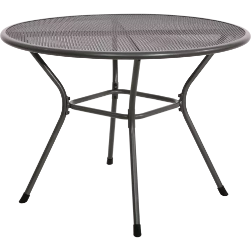In And OutdoorMatch Table - Round - Ø105 cm - Steel - Mesh Top (105798)