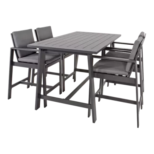 In And OutdoorMatch Bar stool - 63x72x111 cm - Aluminum - Charcoal (105806)