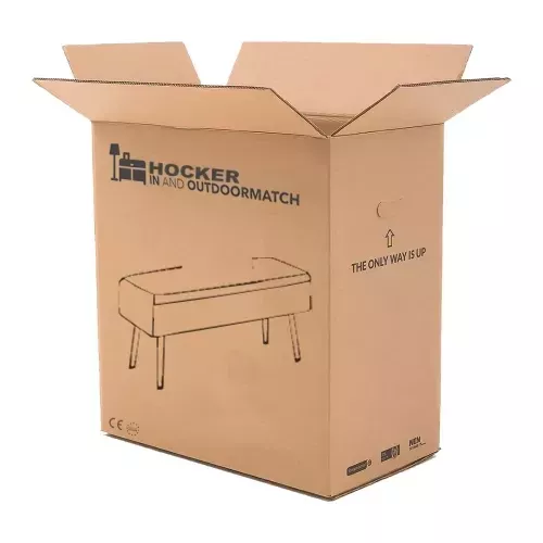 In And OutdoorMatch Side Table Open - 50.5x51x44 cm - Wicker - Ceramic Table Top (105871)