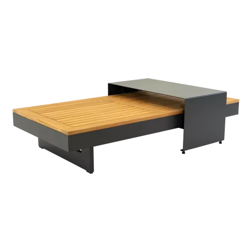 In And OutdoorMatch Loungeset - Lying function - FSC Teak - 3-piece (105887)
