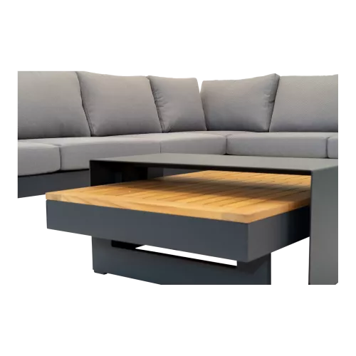 In And OutdoorMatch Loungeset - Lying function - FSC Teak - 3-piece (105887)