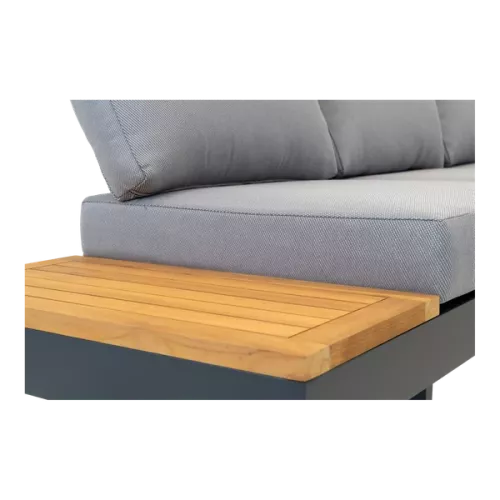 In And OutdoorMatch Loungeset - Lying function - FSC Teak - 3-piece (105887)