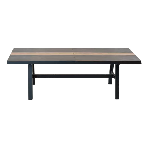In And OutdoorMatch Pull-out table - 243/303x102 cm - Aluminum - 6 mm HPL (105921)