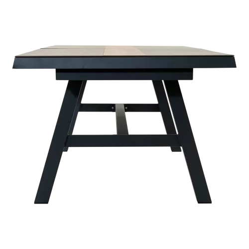 In And OutdoorMatch Pull-out table - 243/303x102 cm - Aluminum - 6 mm HPL (105921)