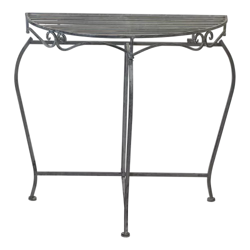 In And OutdoorMatch Sidetable - 75x37x74 cm - Steel - Grey Wash (105999)