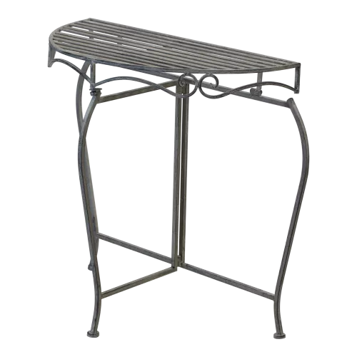In And OutdoorMatch Sidetable - 75x37x74 cm - Steel - Grey Wash (105999)