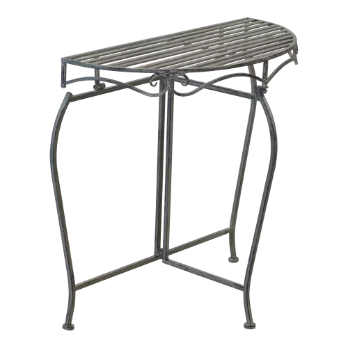 In And OutdoorMatch Sidetable - 75x37x74 cm - Steel - Grey Wash (105999)