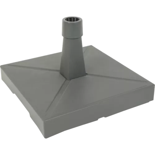 In And OutdoorMatch Parasol base Plastic/Concrete - 20 kg - Anthracite - 49x49 cm (106087)