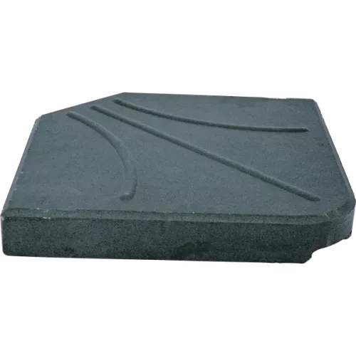 In And OutdoorMatch Concrete Slab Square - 47x47cm - 25kg - Black - For Cantilever Parasol (106104)