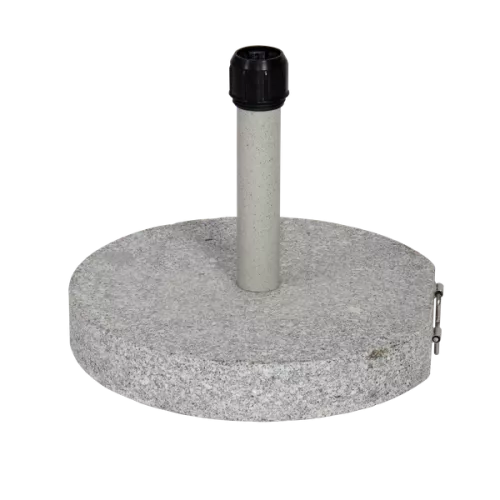 In And OutdoorMatch Parasol Base Granite Round - Ø50cm - 30kg - Grey (106106)