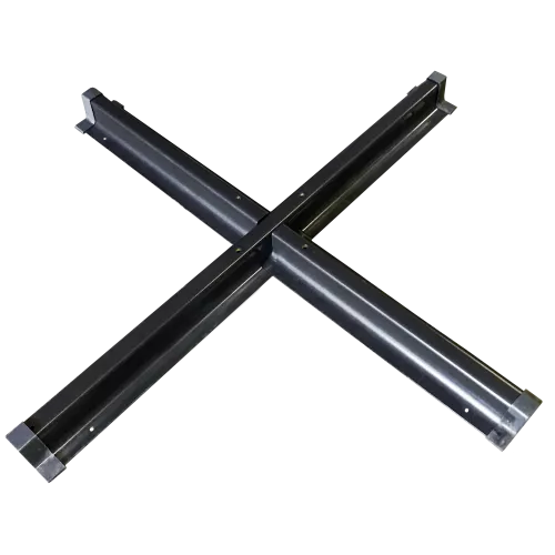 In And OutdoorMatch Parasol Base Cross - For Cantilever Parasols - 100x100 cm - Matte Anthracite (106114)