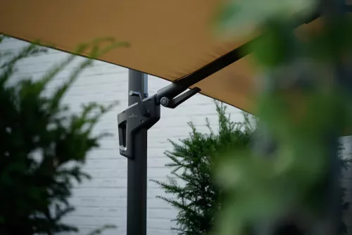 In And OutdoorMatch Cantilever Parasol - 3x3m - UV50+ - Without Ruffle - Aluminum Frame (106158)