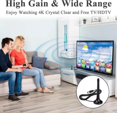 merkloos DAB/FM Tuner Antenna - Indoor Telescopic Antenna with Magnetic Base (8785322965733)