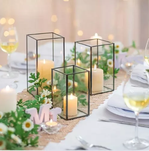 merkloos Candle Holder - Candle Stand - Candlestick - Decoration - Candle Tray (6150716951999)