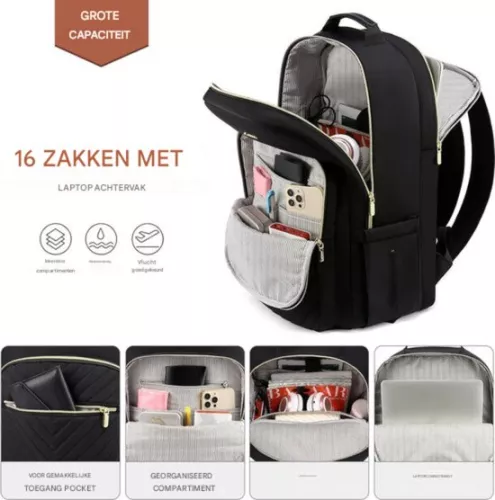 merkloos Laptop Backpack for Women - 15.6