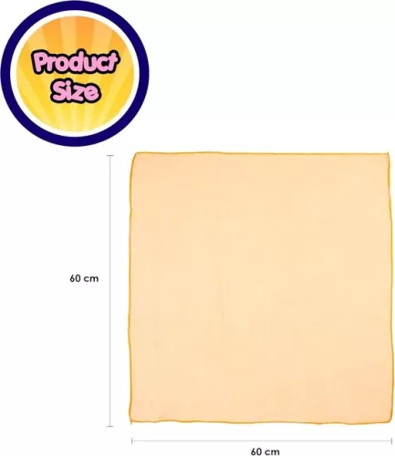 merkloos Multicolored Dance Cloths Sensory Silk Cloths for Babies - 32 Pieces - Ideal for Dance Gymnastics and Magical Accessories - 60x60cm (8785309545552)