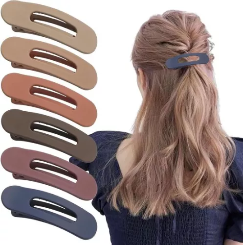 merkloos Small Flat Hairpins for Women - 6 Pieces - Non-slip - Fine Hair - Light and Durable . (6152317028087)
