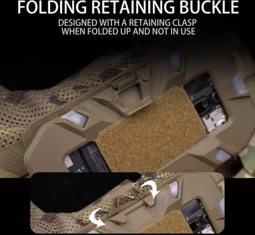 merkloos Tactical Plate Carrier Vest Attachments - Molle Chest Mount Phone Holder - Quick Release Navigation Board - Screen Size 4.7