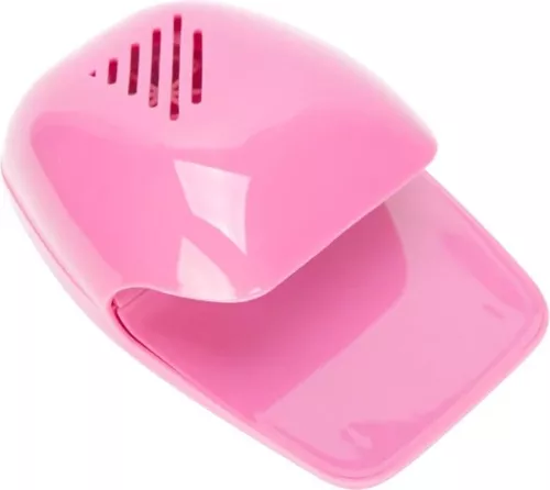 merkloos Professional Nail Fan Dryer - Portable Battery Operated Nail Polish Gel Dryer - Manicure Tool for Home Salon - Pink (8785305088275)