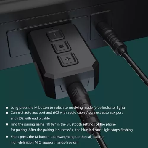 merkloos Bluetooth USB Adapter 2-in-1 Wireless Dongle Receiver - Desktop Laptop TV Game Consoles . (6152349568513)