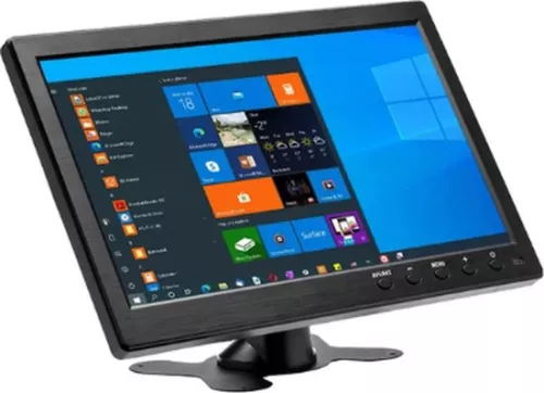 merkloos Portable monitor - Monitor - Screen - Holiday - Travel - 10.1 Inch - 1024x600 - Portable monitor - Black - Portable screen (6150608666659)