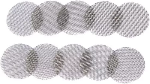 merkloos 100Pcs Stainless Steel Smoking Screens - Pipe Screen Filters for Smoking - Mesh Screens Wire Mesh Filter 15Mm . (8785300263530)