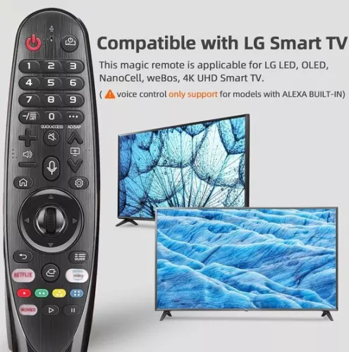 Magic Remote Control for LG Smart TV - Replacement with Voice Function - Universal - Suitable for many LG Smart TV models .