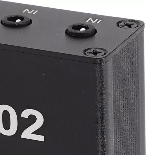 merkloos 2-in-2 out Mini Audio Mixer Line Mixer - Soundboard Music Console Power Stereo with Power Adapter . (8785309138099)