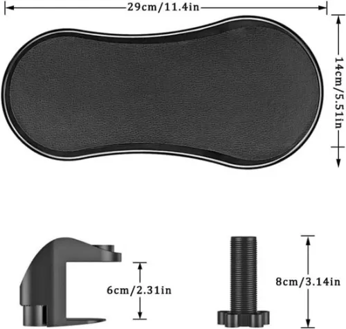 unbranded Ergonomic Desk Armrest with Adjustable Wrist Rest and Shoulder Muscle Relaxation (6152521290232)