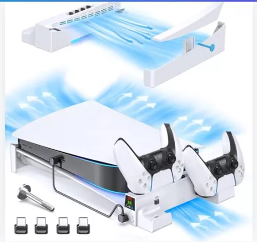 merkloos Fan suitable for Playstation 5 - USB Cooling Fan PS5 Accessories (6150719187104)