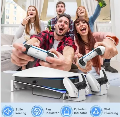 merkloos Fan suitable for Playstation 5 - USB Cooling Fan PS5 Accessories (6150719187104)