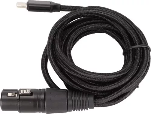 merkloos USB C to XLR Female Cable - Low Noise Type C Microphone Cable - Suitable for Windows - 3m . (6152350721785)