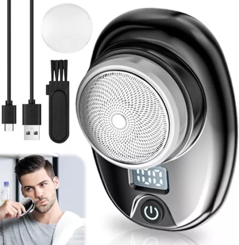 merkloos Electric Mini Shaver for Men - USB Type C Rechargeable, Wet & Dry, Portable & Washable (6151901685606)