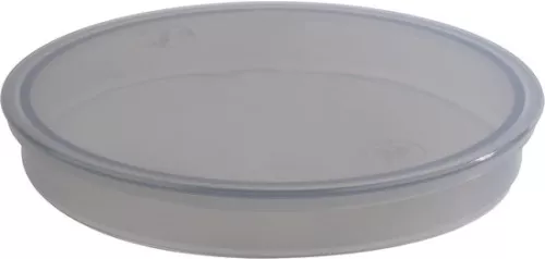 merkloos Mixing cup with lid - measuring cup for liquids sugar flour - 1 liter - Ø 125 cm - 16 cm - dishwasher safe - French gray (8785306018172)