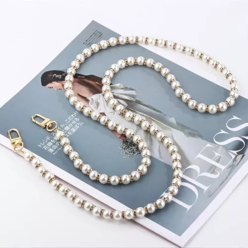 unbranded Pearl necklace for smartphone - stylish and practical - gold (9508868329390)