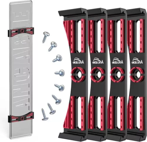 Frameless License Plate Holder - Universal Invisible Holder - Set of 2