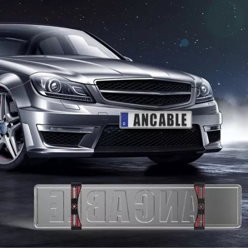 unbranded Frameless License Plate Holder - Universal Invisible Holder - Set of 2 (9505923262920)