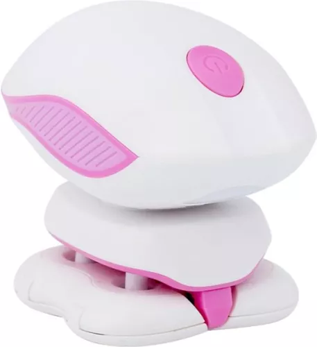 merkloos 3-in-1 Electric Lady Shaver with Brush Massager Head - Cordless Painless Hair Clipper Remover for Face Body - Content (8785310310897)