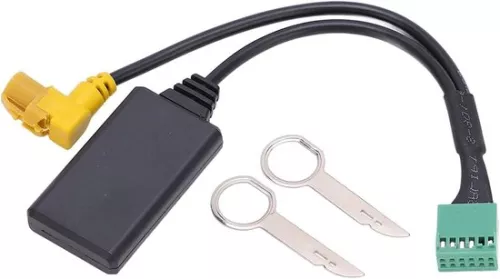 merkloos MMI 3G AMI AUX Cable ABS 12Pin Audio Input Bluetooth 5.0 Adapter Wireless Replacement for Audi A4 A6 Q5 Q7 A5 S5 A4L A6L (6152315669633)