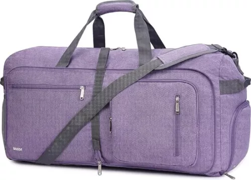 Foldable Travel Bag 60-100 Liters Super Light Travel Bag for Luggage Sports Fitness Waterproof Nylon Pair 85L