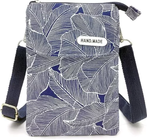 merkloos Mobile phone case to hang on, shoulder bag for women, mobile phone bag for women, shoulder bag for mobile phone, multifunctional women's bag with shoulder strap, for daily use, school, shopping (blue), blue (0786311219484)