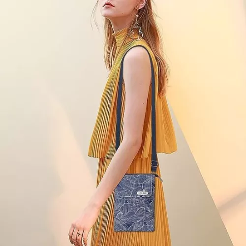 merkloos Mobile phone case to hang on, shoulder bag for women, mobile phone bag for women, shoulder bag for mobile phone, multifunctional women's bag with shoulder strap, for daily use, school, shopping (blue), blue (0786311219484)