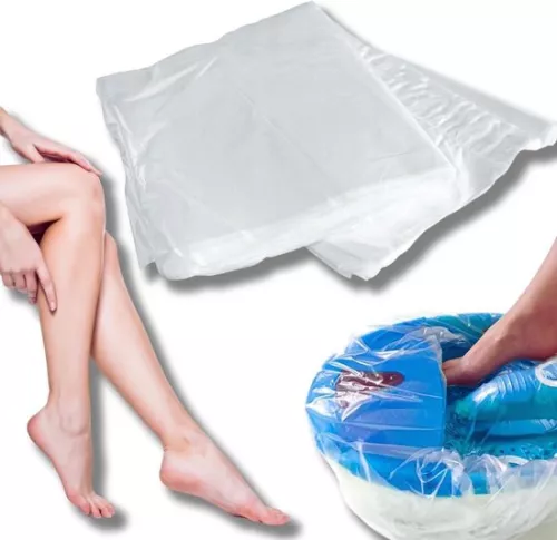 merkloos Foot bath disposable foot bags - pedicure spa podiatry - bathtub foot bath - plastic foot tray - sink foot bag (6152917128125)