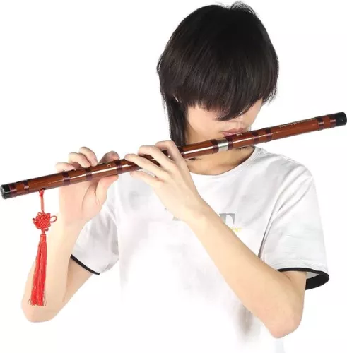 merkloos Bitter Bamboo Flute Traditional Chinese Instrument with Storage Box for Beginners - C-Key (8785306027488)