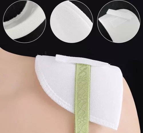 merkloos 2 pairs of white epaulettes - 2 pairs of black epaulettes - foam epaulettes - removable epaulettes - sewing accessories - integrated epaulettes - crafts for blazers (8785307194998)