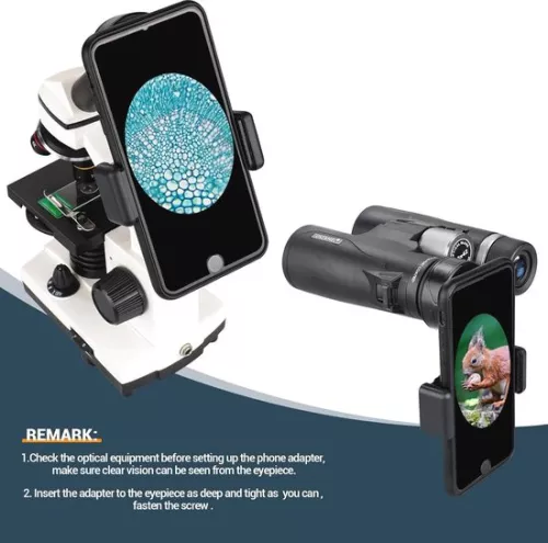 merkloos Telescope Phone Adapter | Universal Smartphone Holder for Binoculars, Microscopes, and Spotting Scopes (6152506797763)