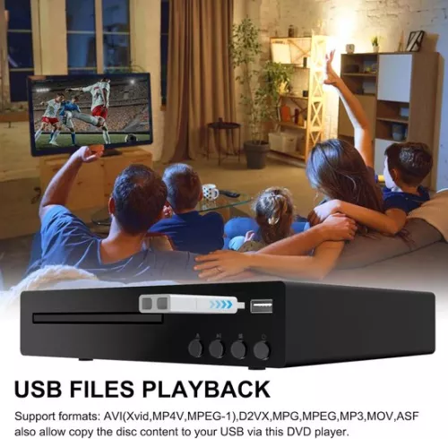 Brandless DVD Player with HDMI - Blu-ray Players - External DVD Player - Black (6152121839886)
