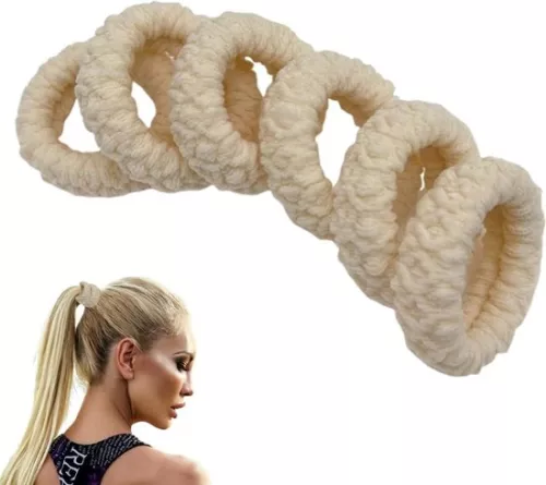 merkloos Elloystiqe NEED Oconformetie in HTML 4 - thick soft hair - no creases - no breakage - no slipping - elastic seamless hair elastics - ponytail - thick elastic ponytail holders - women . (8785310126900)