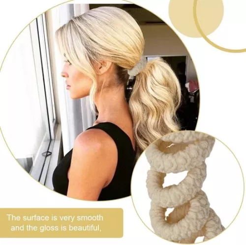 merkloos Elloystiqe NEED Oconformetie in HTML 4 - thick soft hair - no creases - no breakage - no slipping - elastic seamless hair elastics - ponytail - thick elastic ponytail holders - women . (8785310126900)