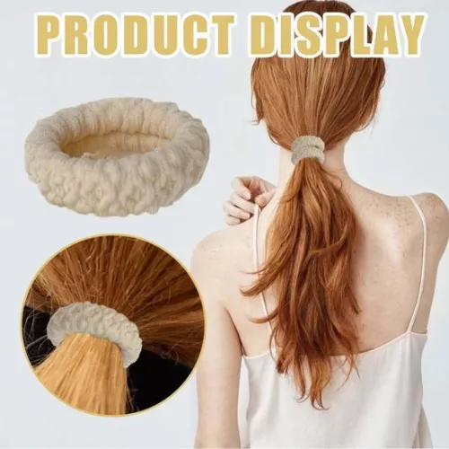 merkloos Elloystiqe NEED Oconformetie in HTML 4 - thick soft hair - no creases - no breakage - no slipping - elastic seamless hair elastics - ponytail - thick elastic ponytail holders - women . (8785310126900)